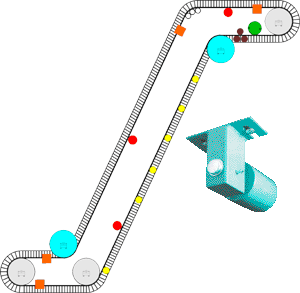 BASSCO HAC Flex Mount on a sidewall conveyor