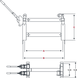 Conveyor Belt Lifter part diagram