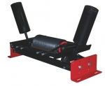 belt mistracking, training idlers, belt tracking, tracking idlers, conveyor belt, conveyor idlers