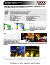 Inproving Conveyor Belt Tracking Reducing Airborne Dust on PRB Power Plant Redesign5