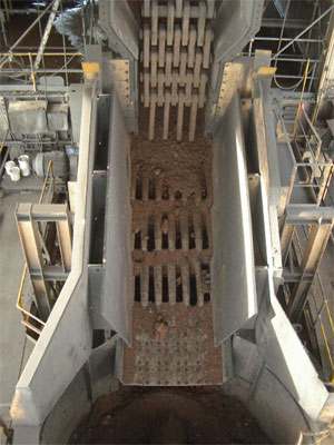 Wear Bars in Application on a conveyor