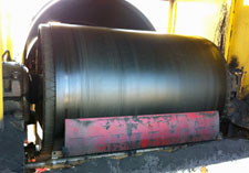 Super Skalper Primary Belt Cleaner in application