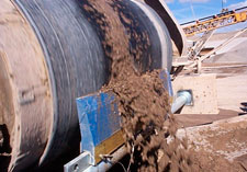Skalper III conveyor belt cleaner in application
