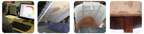 chute liner in application photo