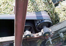 Arrowhead pulley lagging