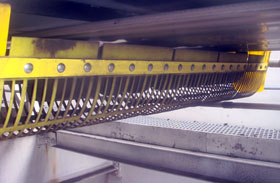 Safe Guard return roller in action