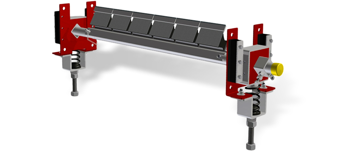 Razor-Back Secondary Conveyor Belt Cleaner