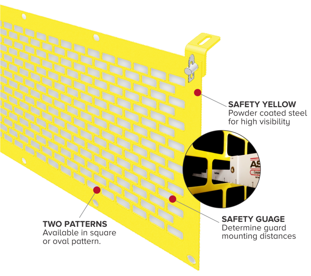 SafeGuard® Modular Conveyor Flat Guards ASGCO Safety Equipment & Guarding ASGCO