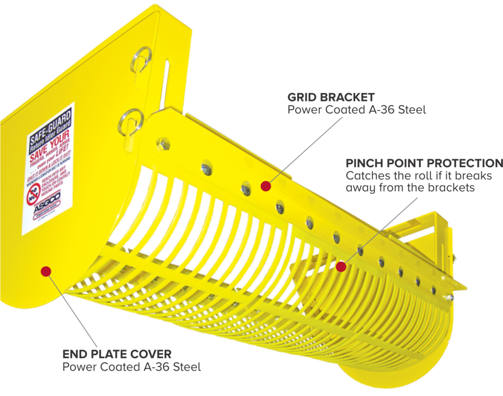 Safe-Guard® Heavy Duty Return Idler Guard - ASGCO