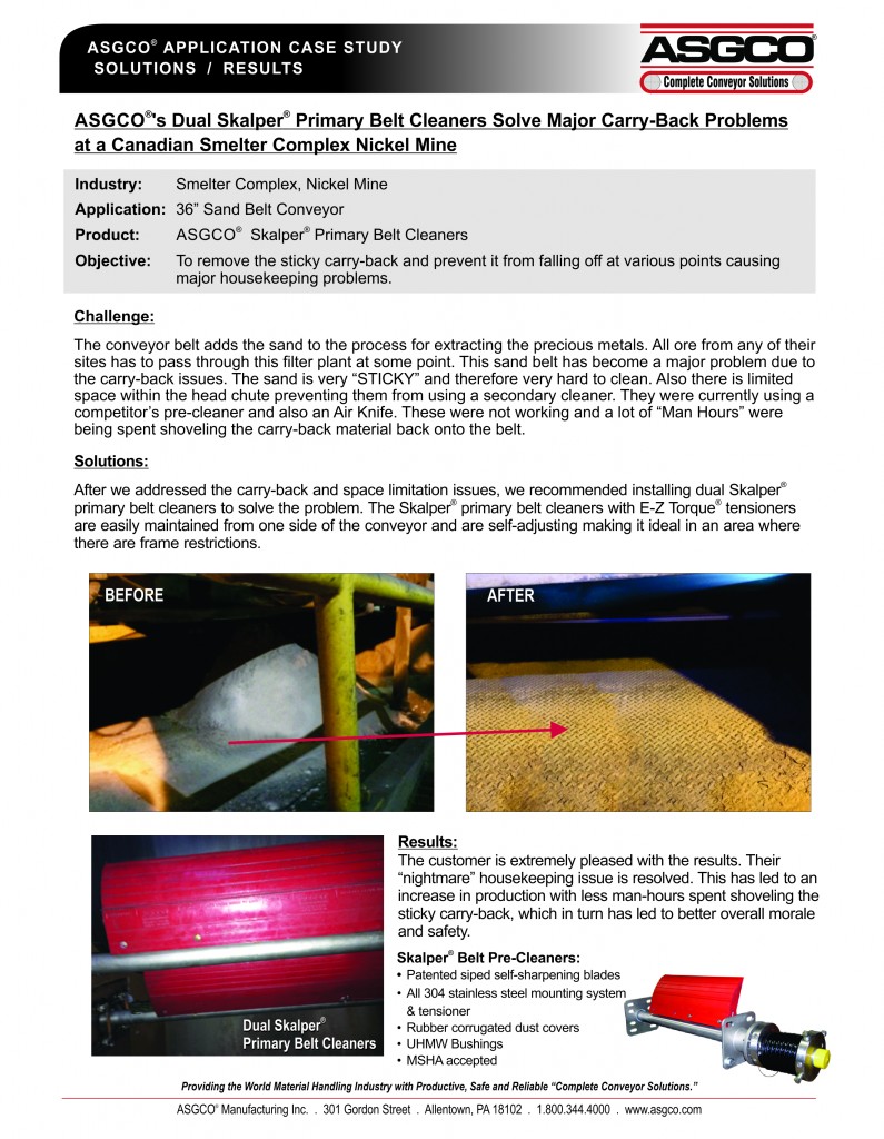 CS_Dual Primary Belt Cleaners