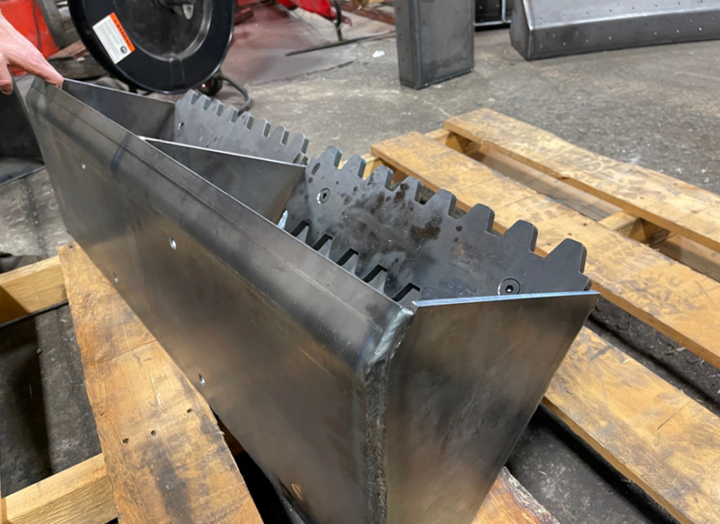 asgco steel fabrication custom fabricated steel digger bucket
